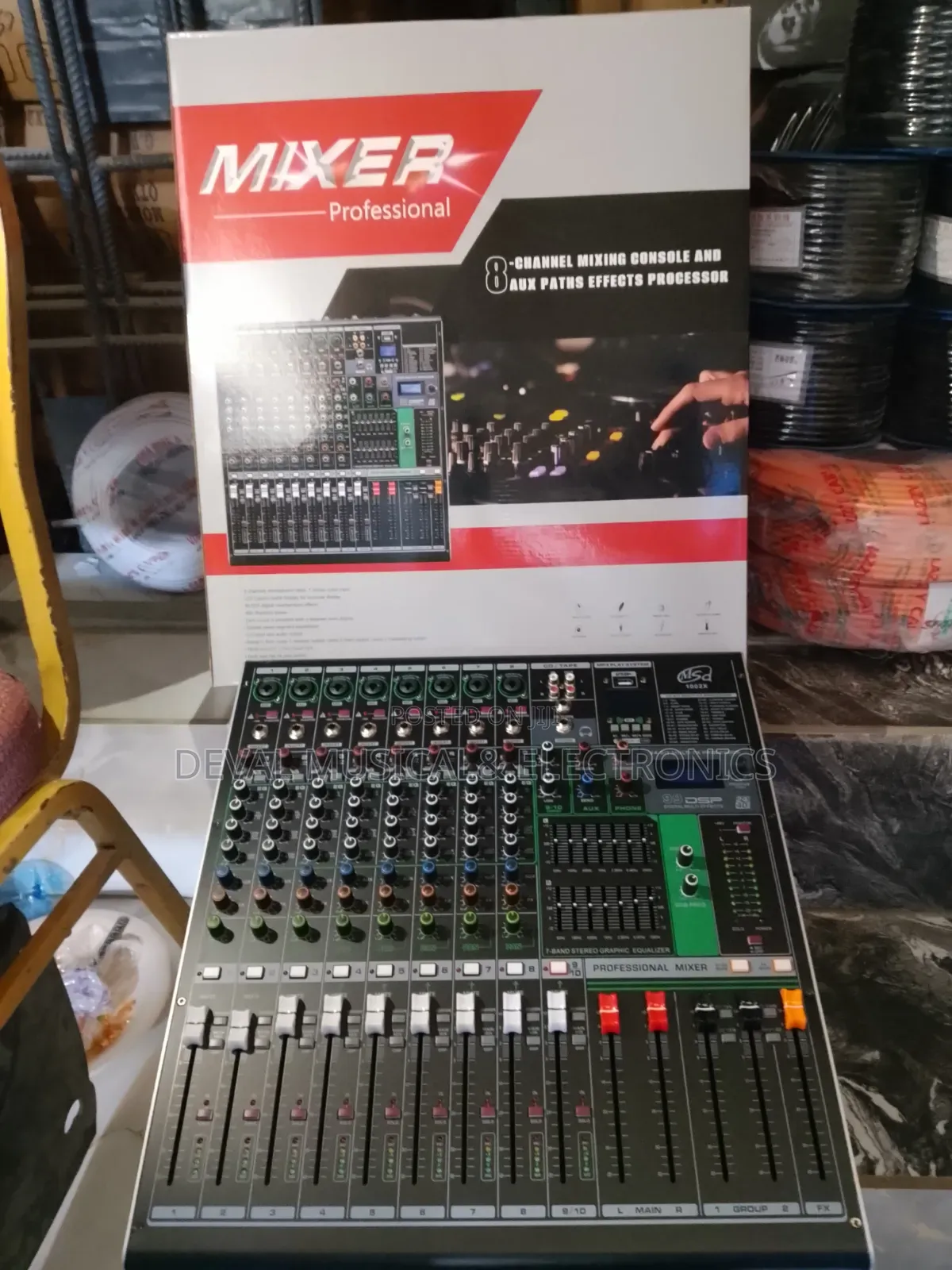 MSD 8channels Analogue Mixer