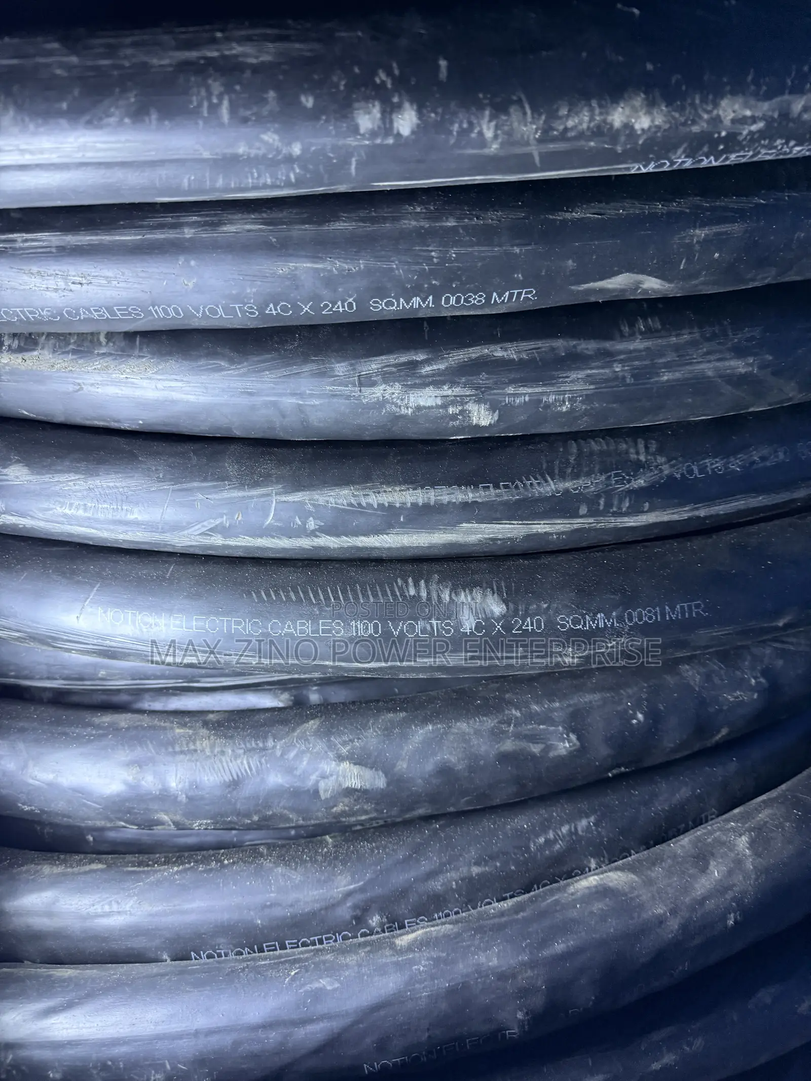 240mm X4 Core Armored Cable Notion Nigerian Cable