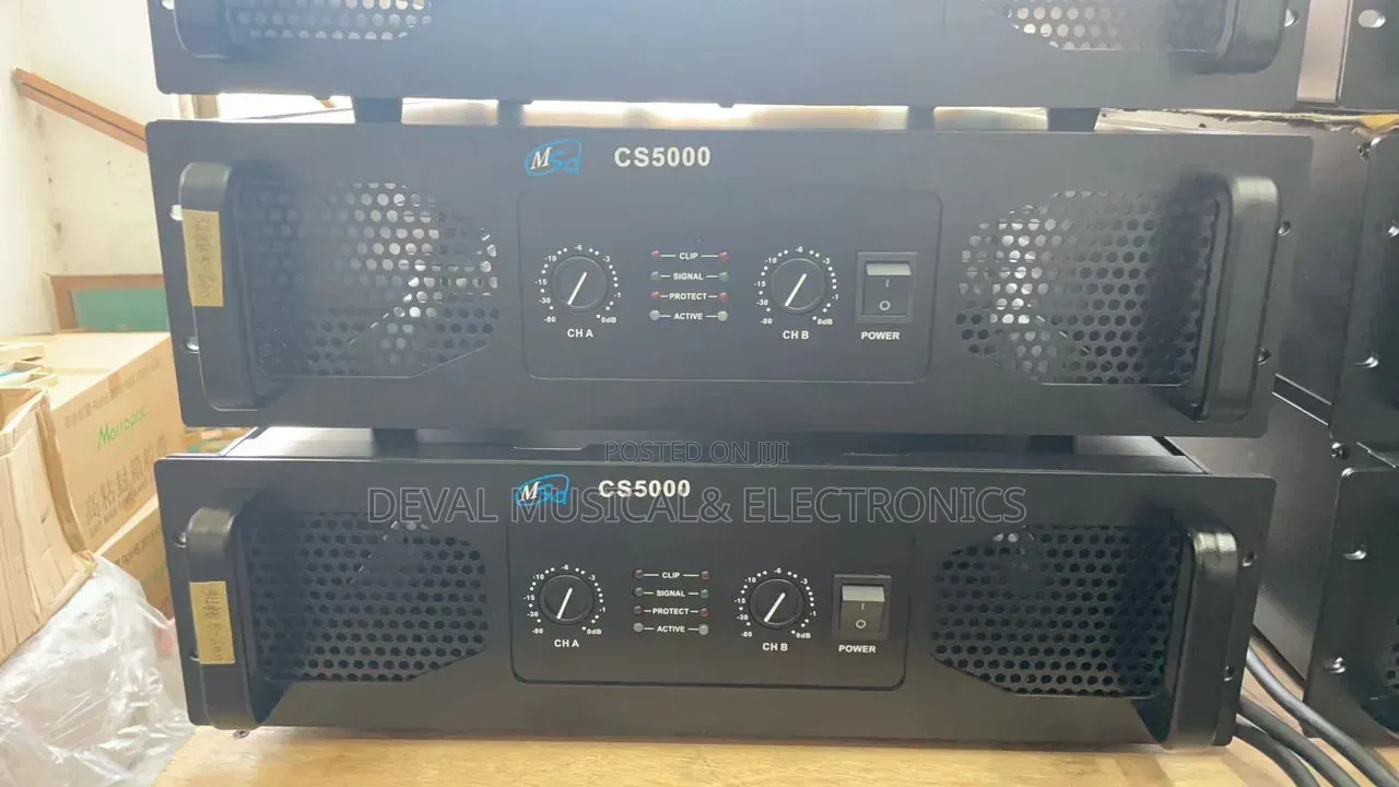 MSD Cs5000w Power Amplifiers
