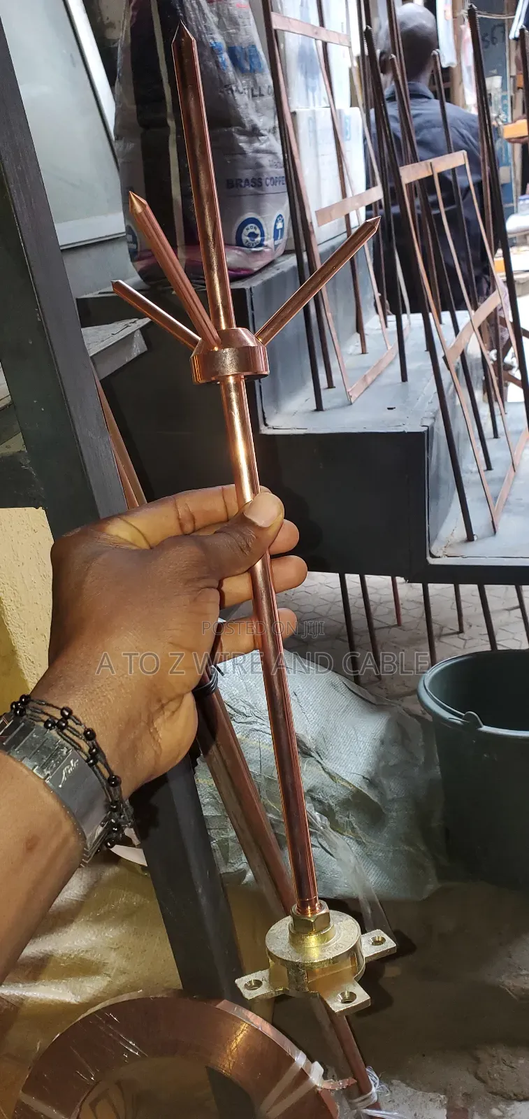 Original Copper Thunder Arrestor