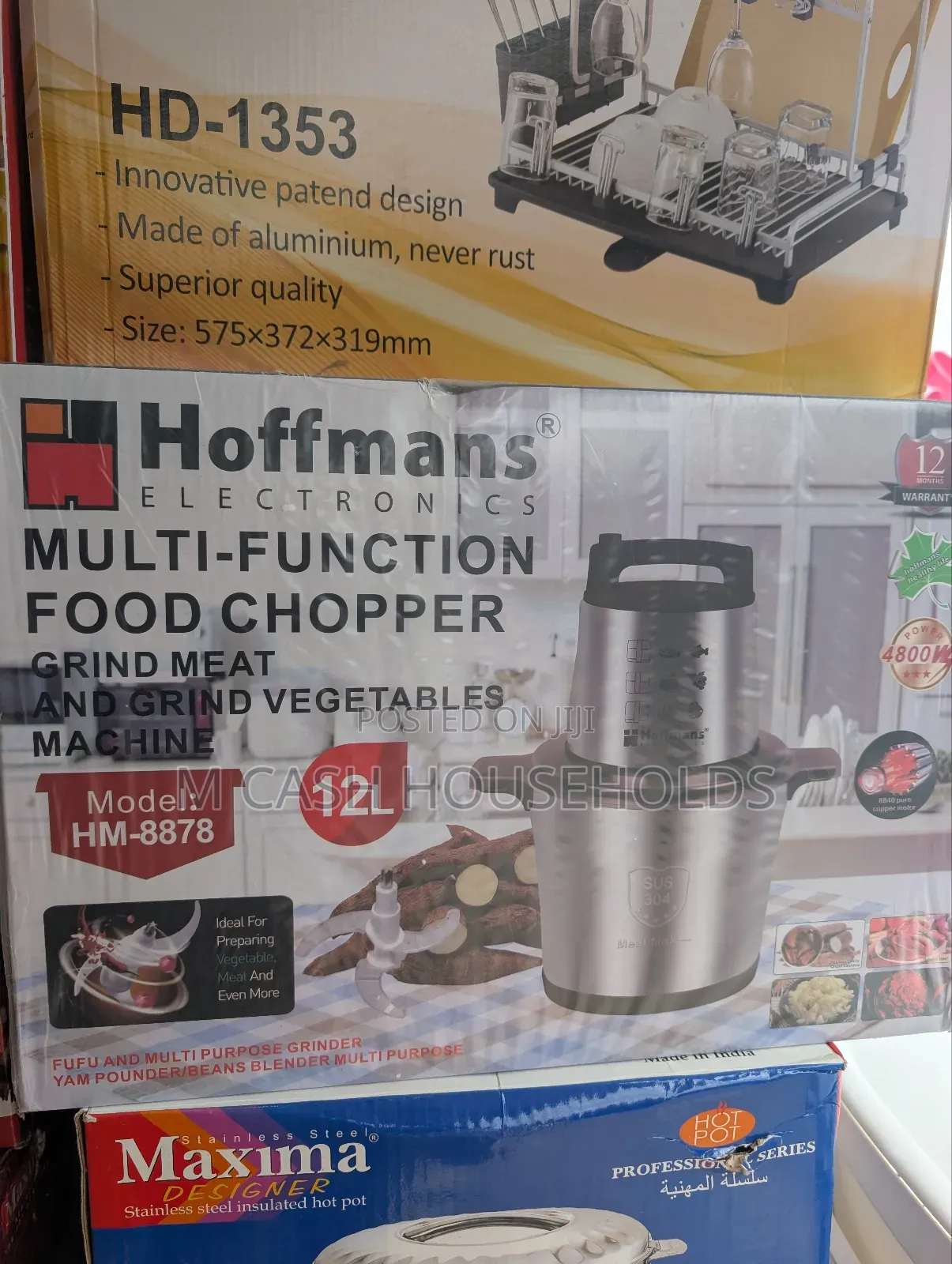 12liter Hoffman's Multifunctional Chopper or Yam Pounder
