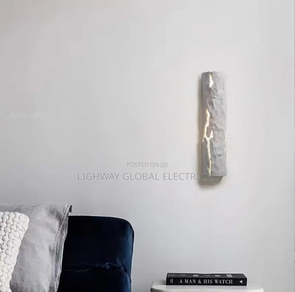 Retro Imitation Rock Resin Luxury Villa Wall Lamp
