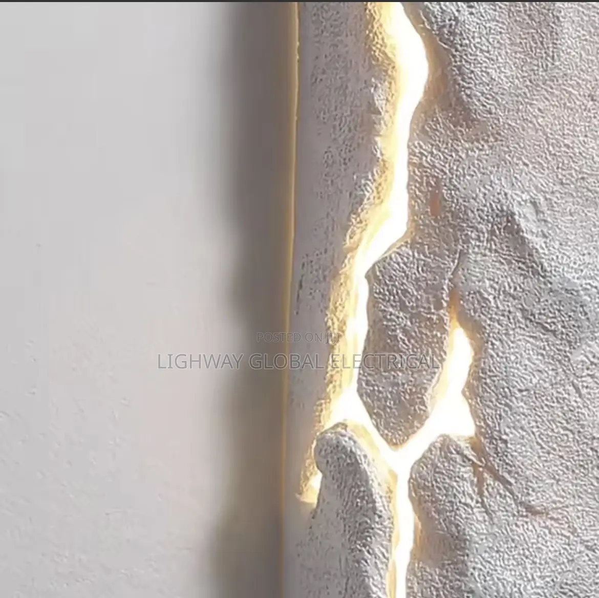Retro Imitation Rock Resin Luxury Villa Wall Lamp