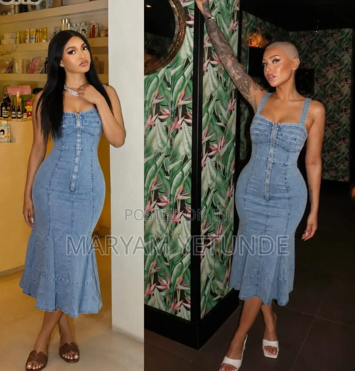 Luxury Jeans Dress Gown