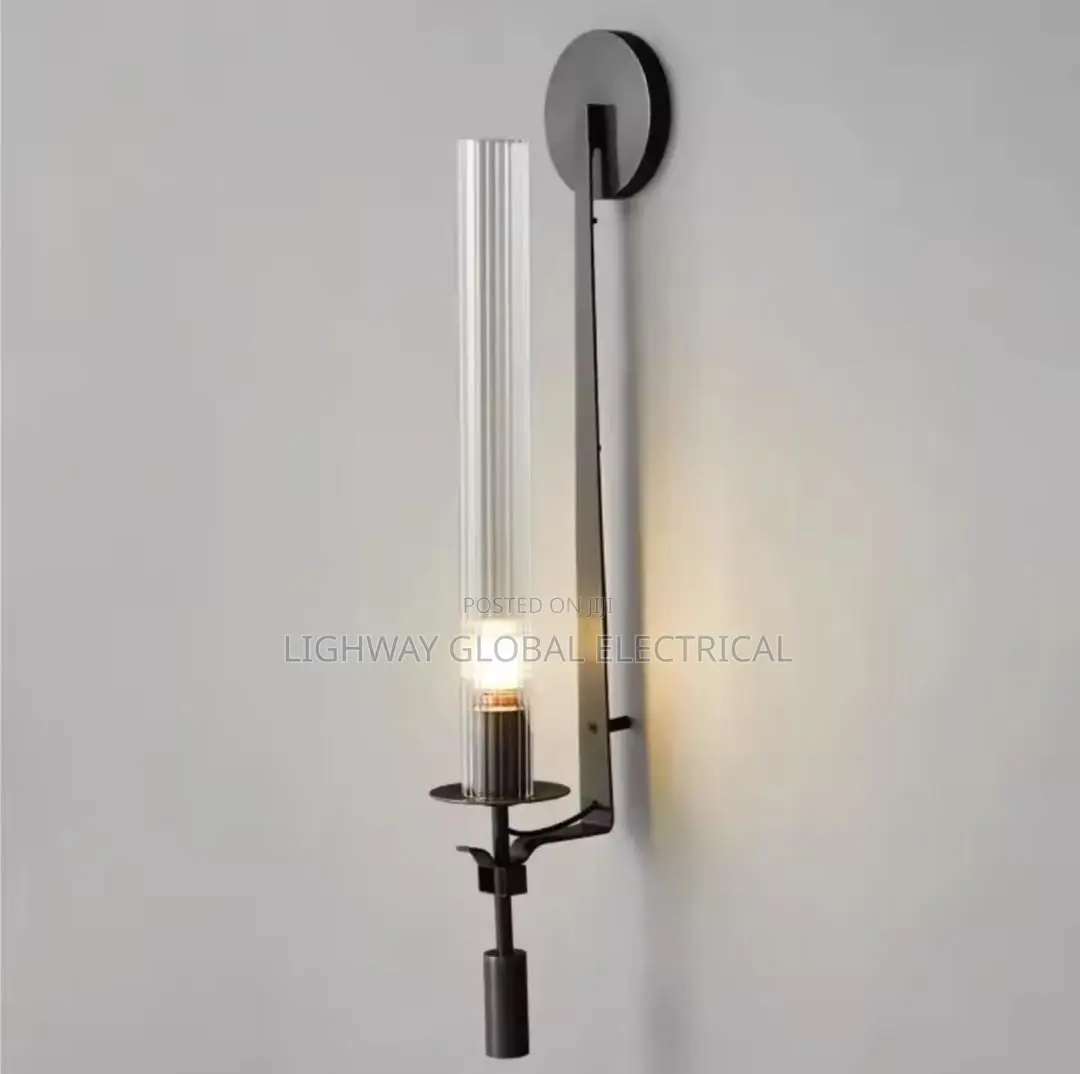 Nordic Creative Iron Glass Led Coppery Wall Light