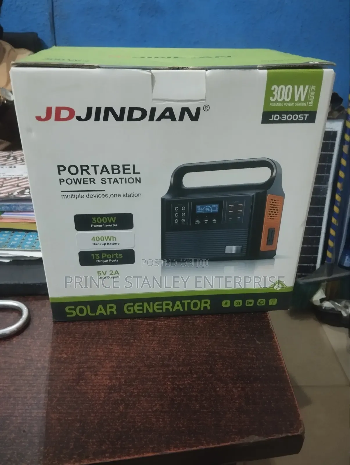 Quality Jd Jindian Jd-300st Portable Solar Power Station.