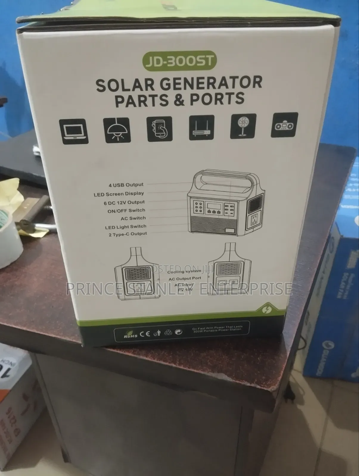 Quality Jd Jindian Jd-300st Portable Solar Power Station.