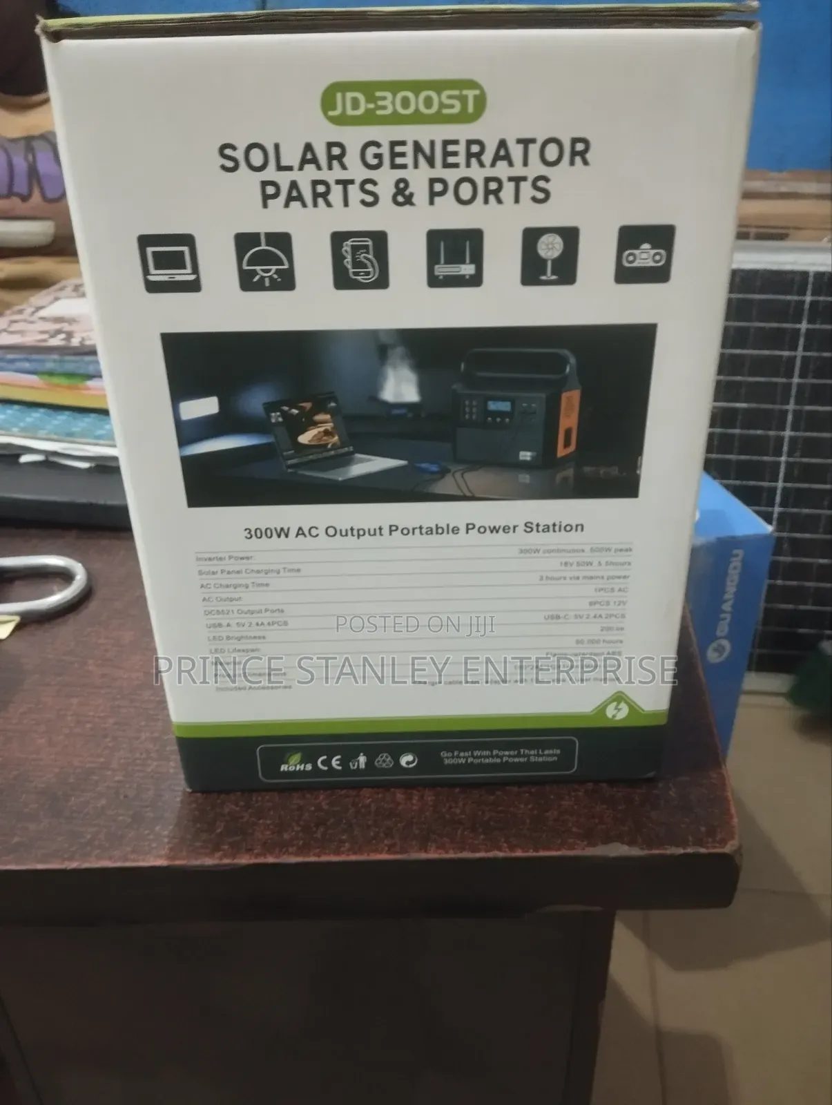 Quality Jd Jindian Jd-300st Portable Solar Power Station.