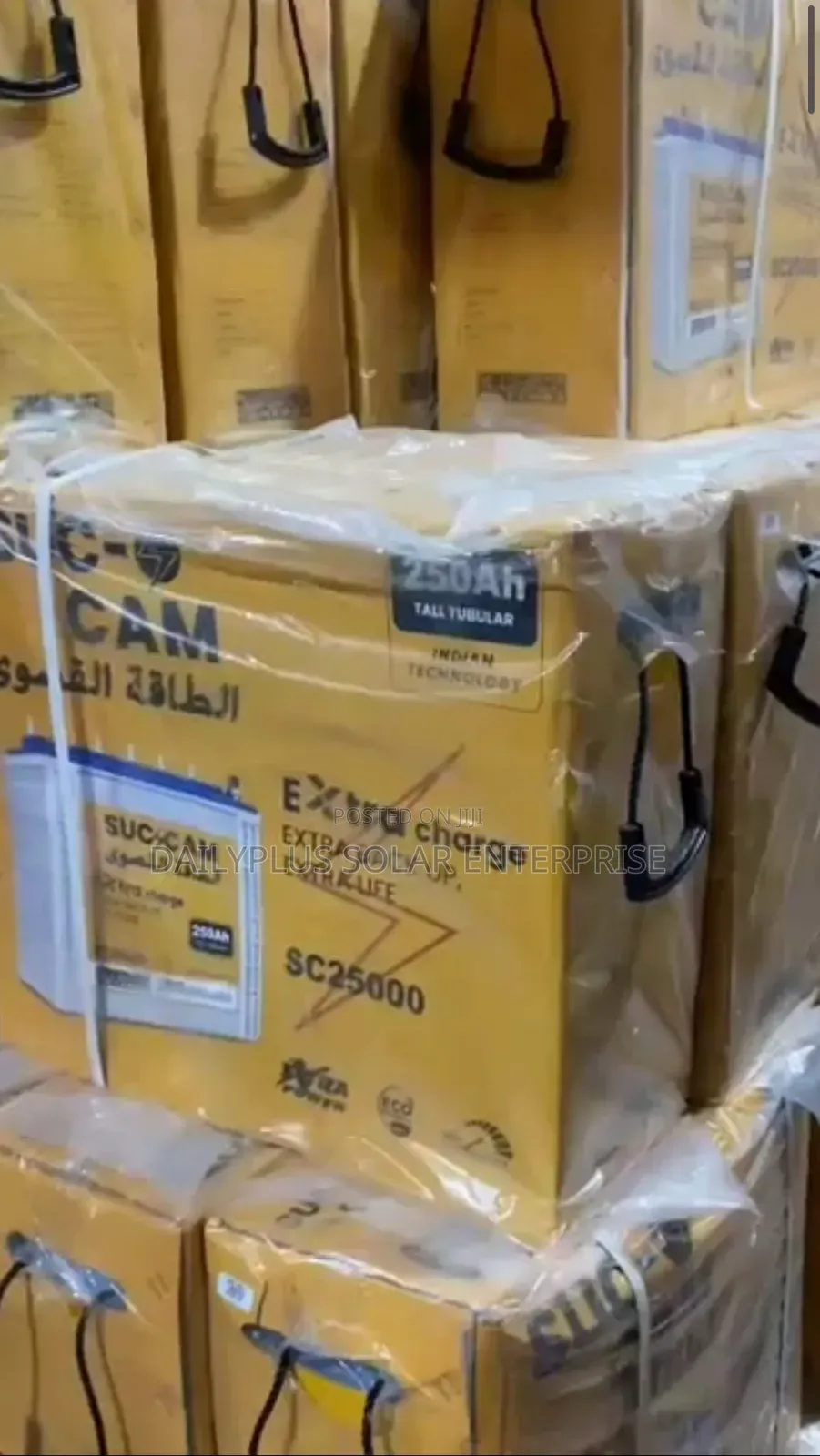 Suc Cam 250ah 12v Tubular Battery