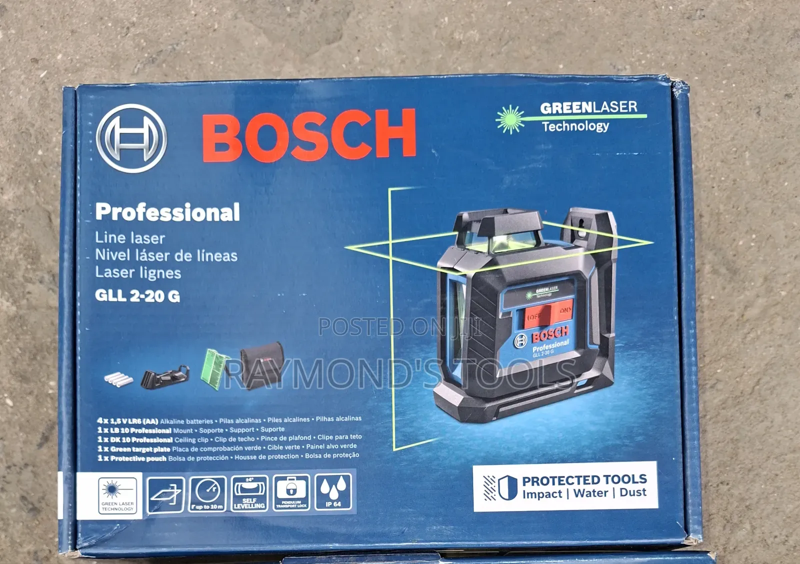 GLL 2-20 G Laser Level 360° With Tripod
