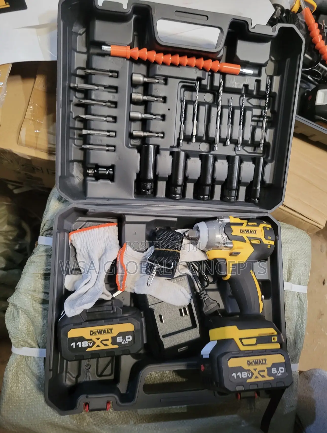 118 Volt Cordless Dewalt Impact Wrench
