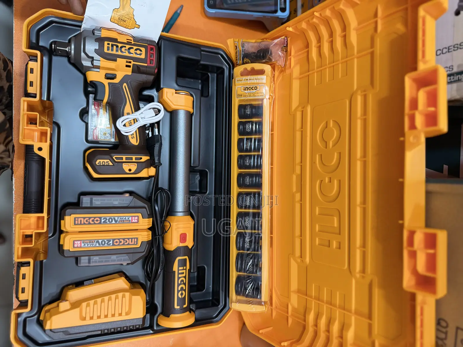 Cordless Impact Screwdriver 2 PCS Combo Kit