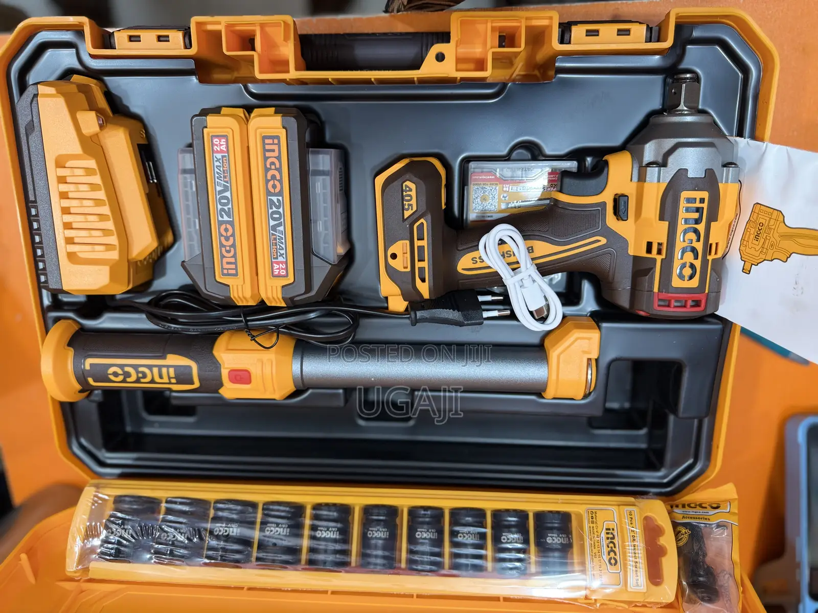 Cordless Impact Screwdriver 2 PCS Combo Kit