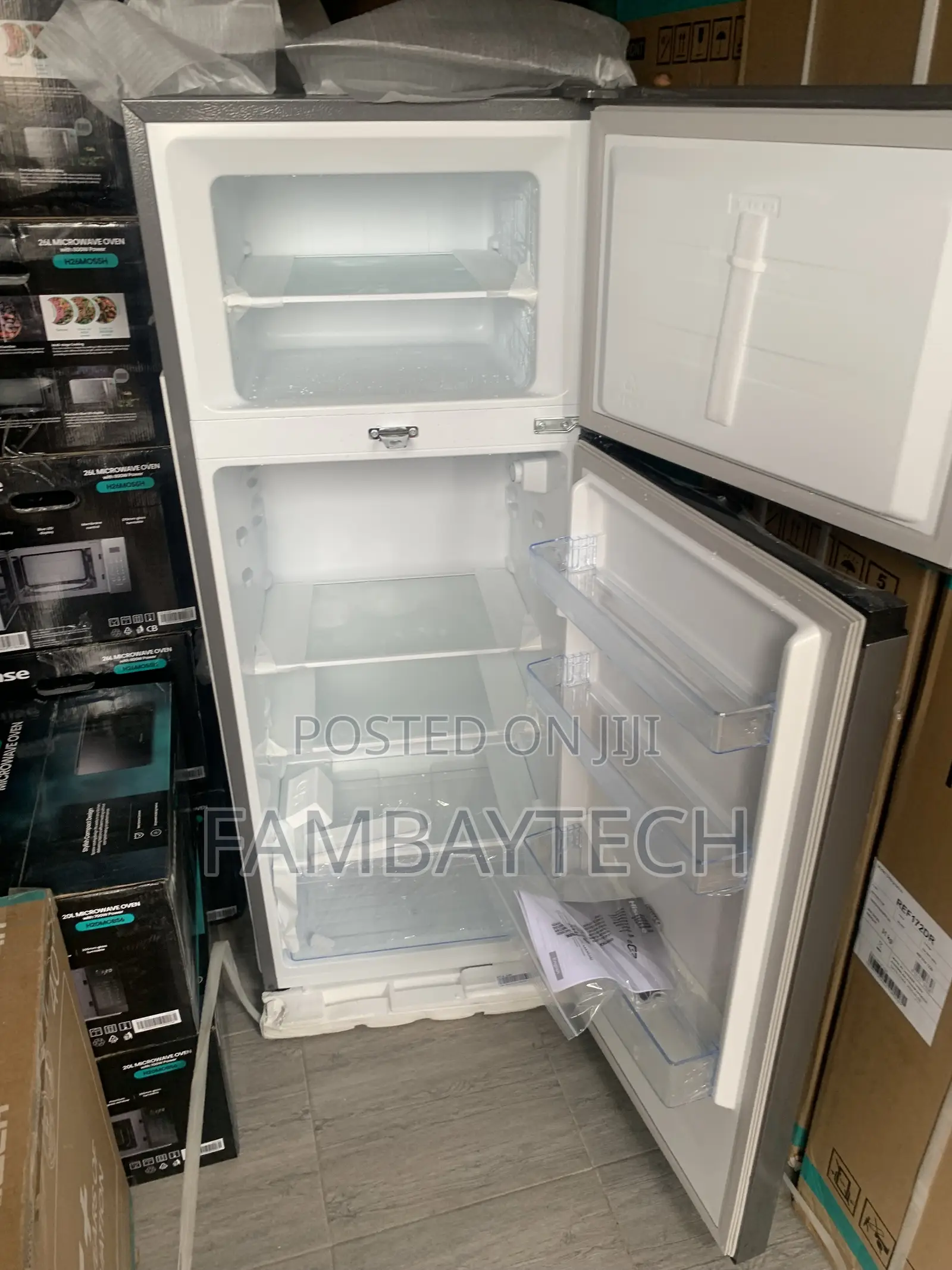 Hisense 205liters Refrigerator With Freezer Compartment