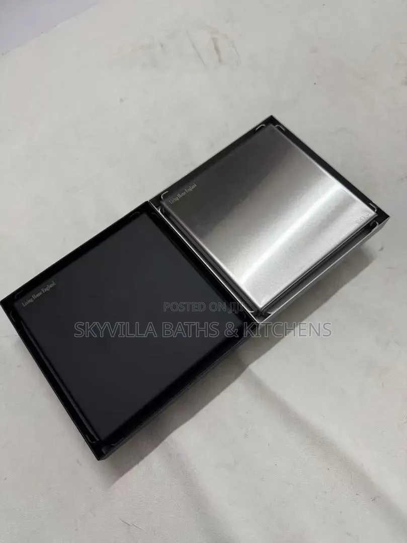 England 10cm Luxury Floor Drain Stainless Steel Matte Black