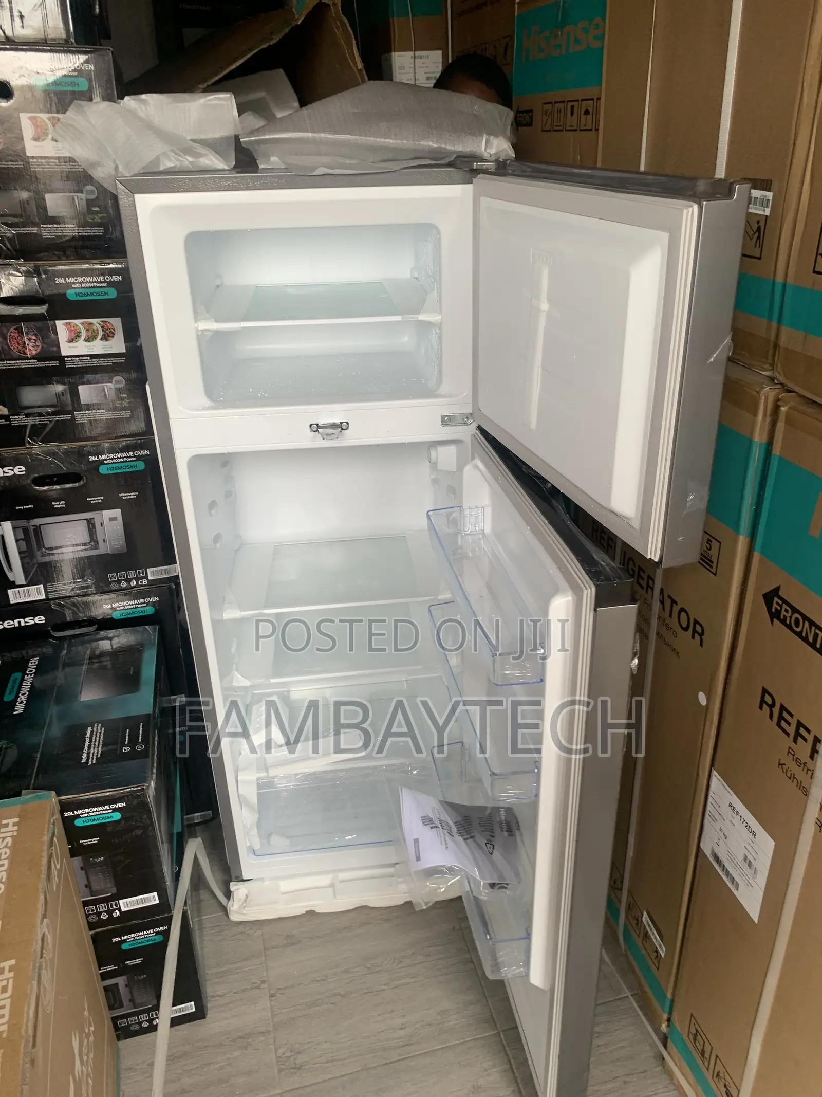 Efficient Hisense 205liters Top Mount Fridge