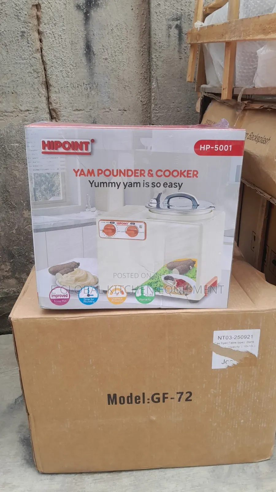 Yam Pounder Machine