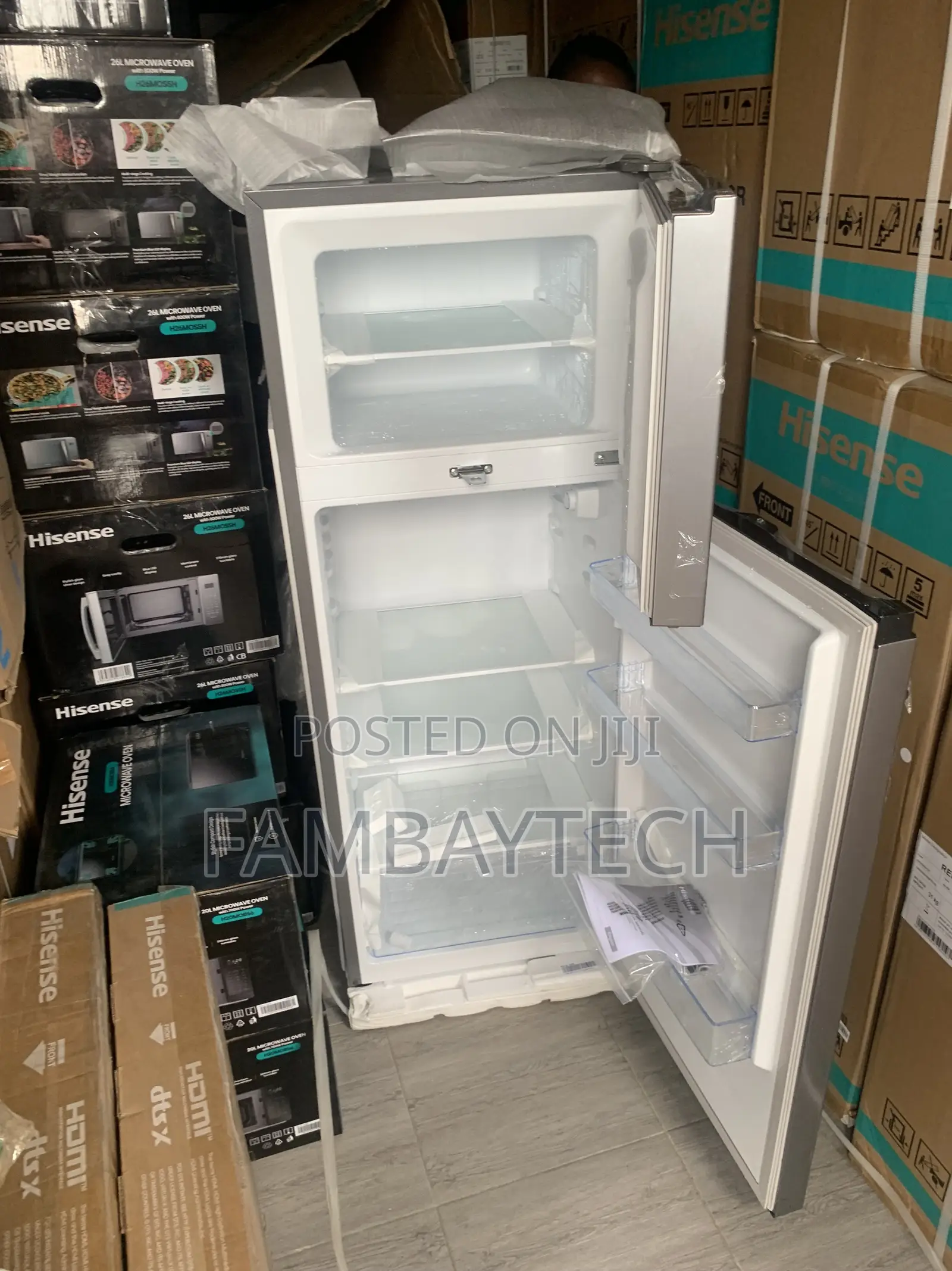 Spacious Hisense 205dr Double Door Refrigerator