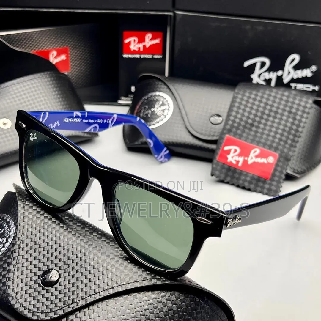 Authentic Signature Ray-ban Tech Wayfarer Sunglasses Unisex Drip/Box