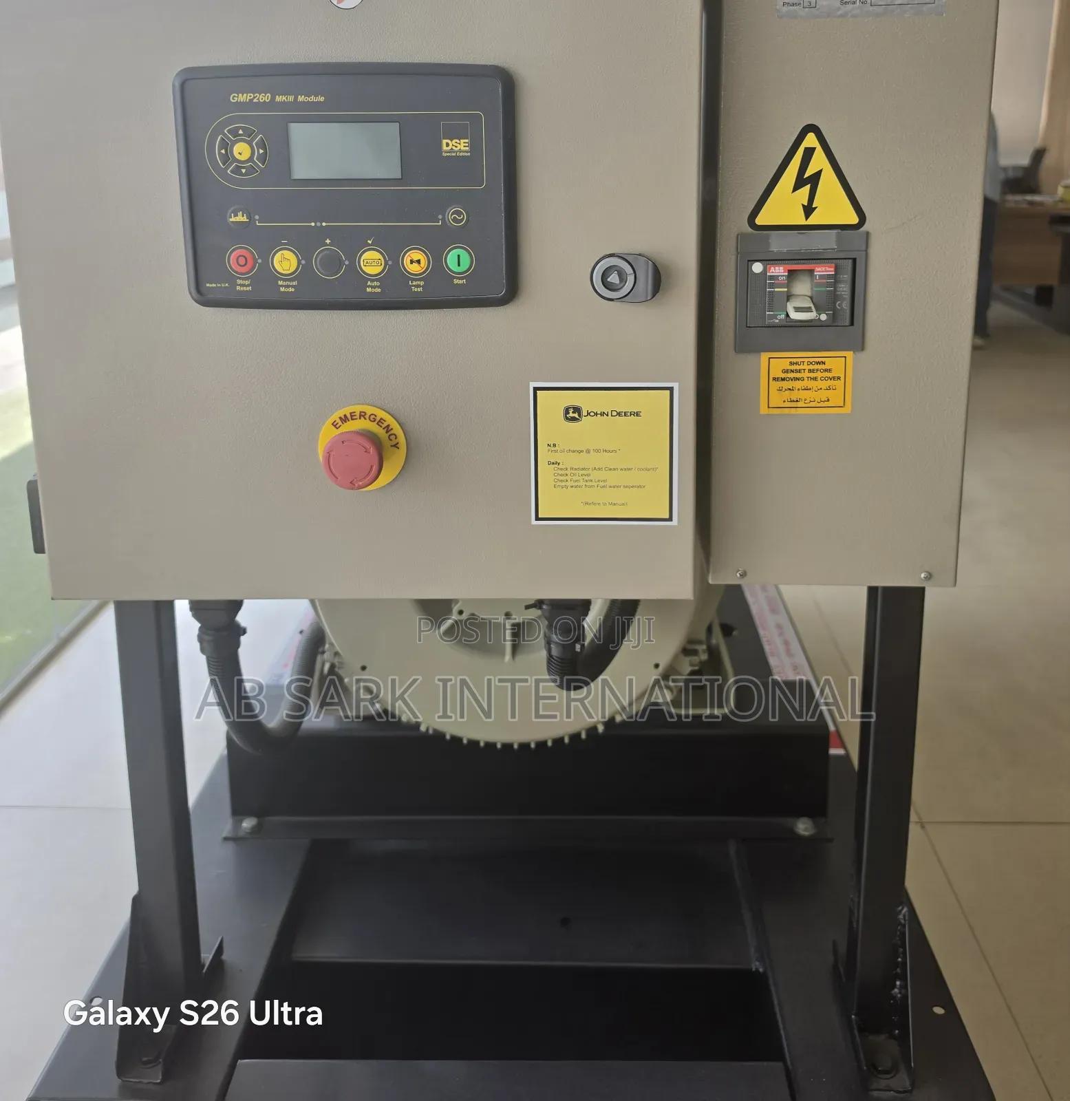 John Deree Soundproof Generator 30kva - 300kva