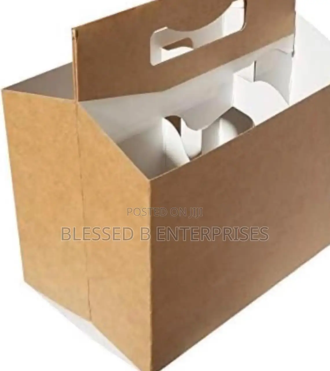 100 Pcs Take Away Carton For Suya, Chips, Akara, Chips, Small Chops
