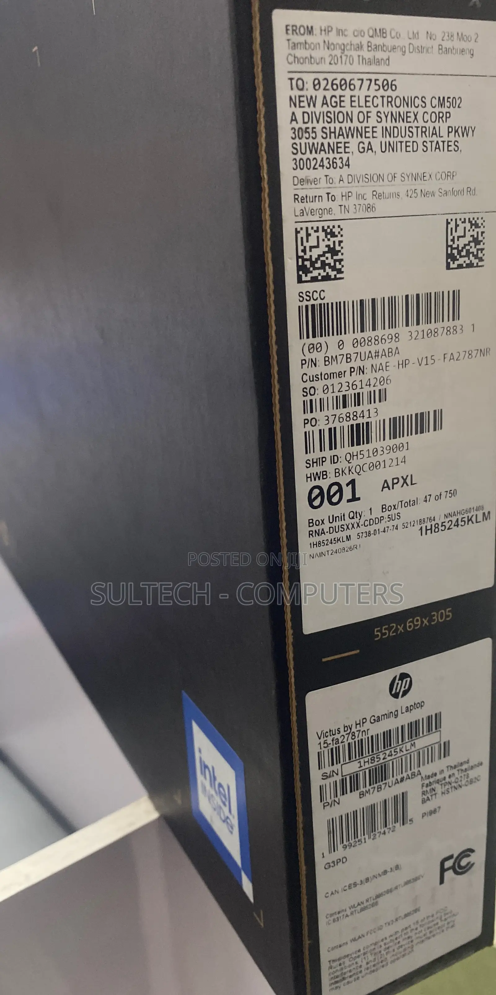 New Laptop HP Victus 15 16GB Intel Core i7 SSD 512GB