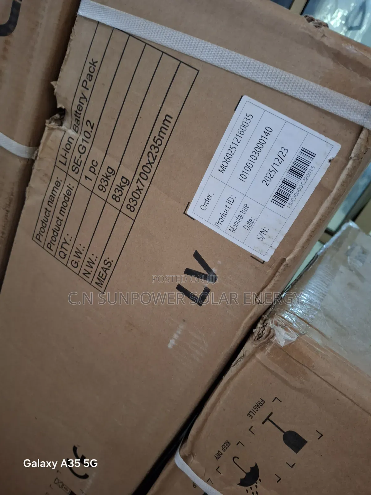 10kwh/48v Deye Lithium-Iron Phosphate Energy Storage Battery System