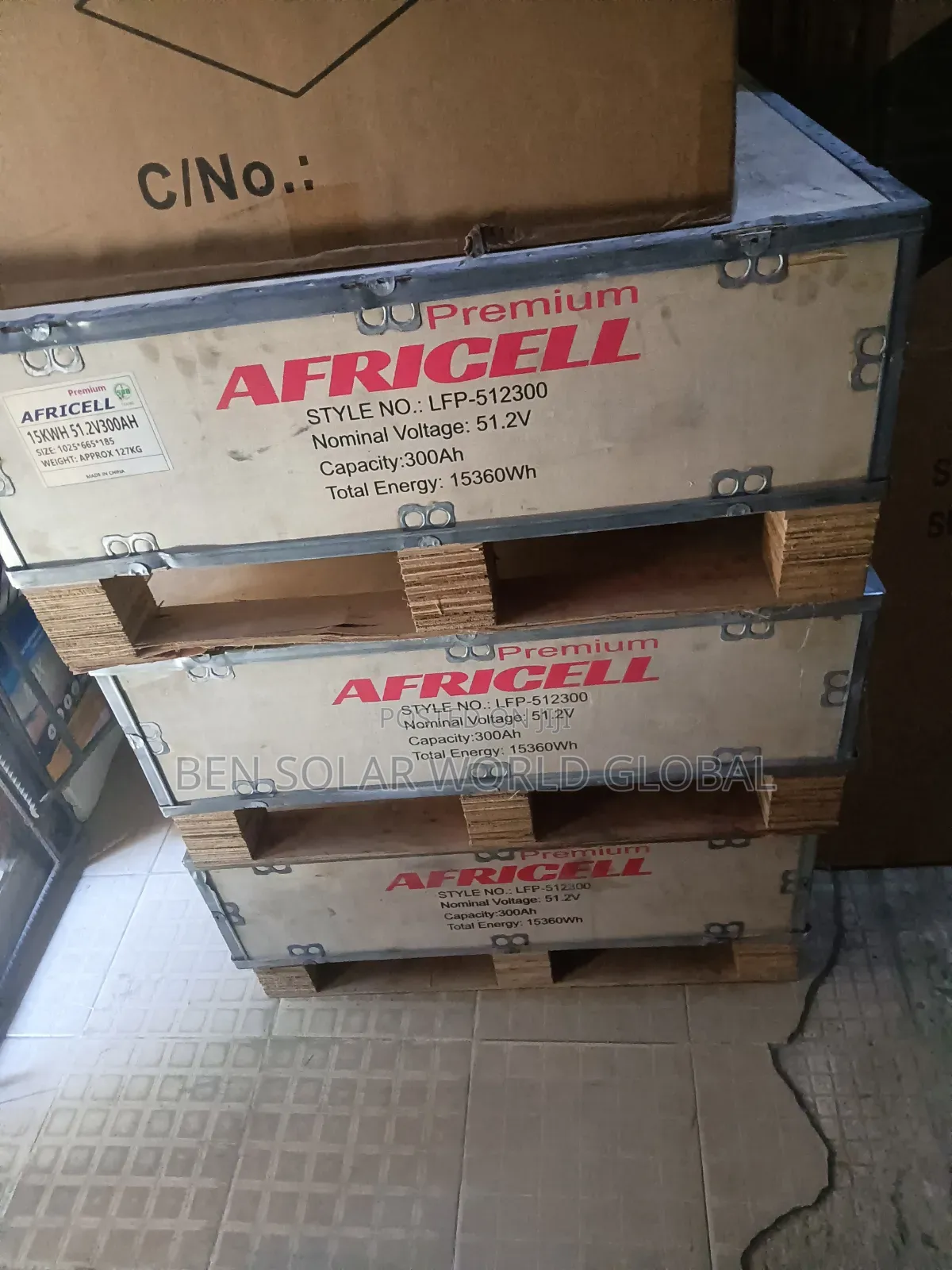 15kwh Africell Solar Lithium Battery 51.2v