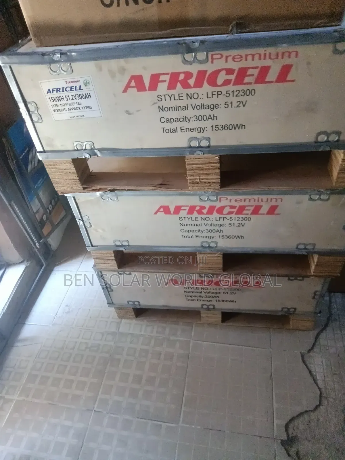 15kwh Africell Solar Lithium Battery 51.2v