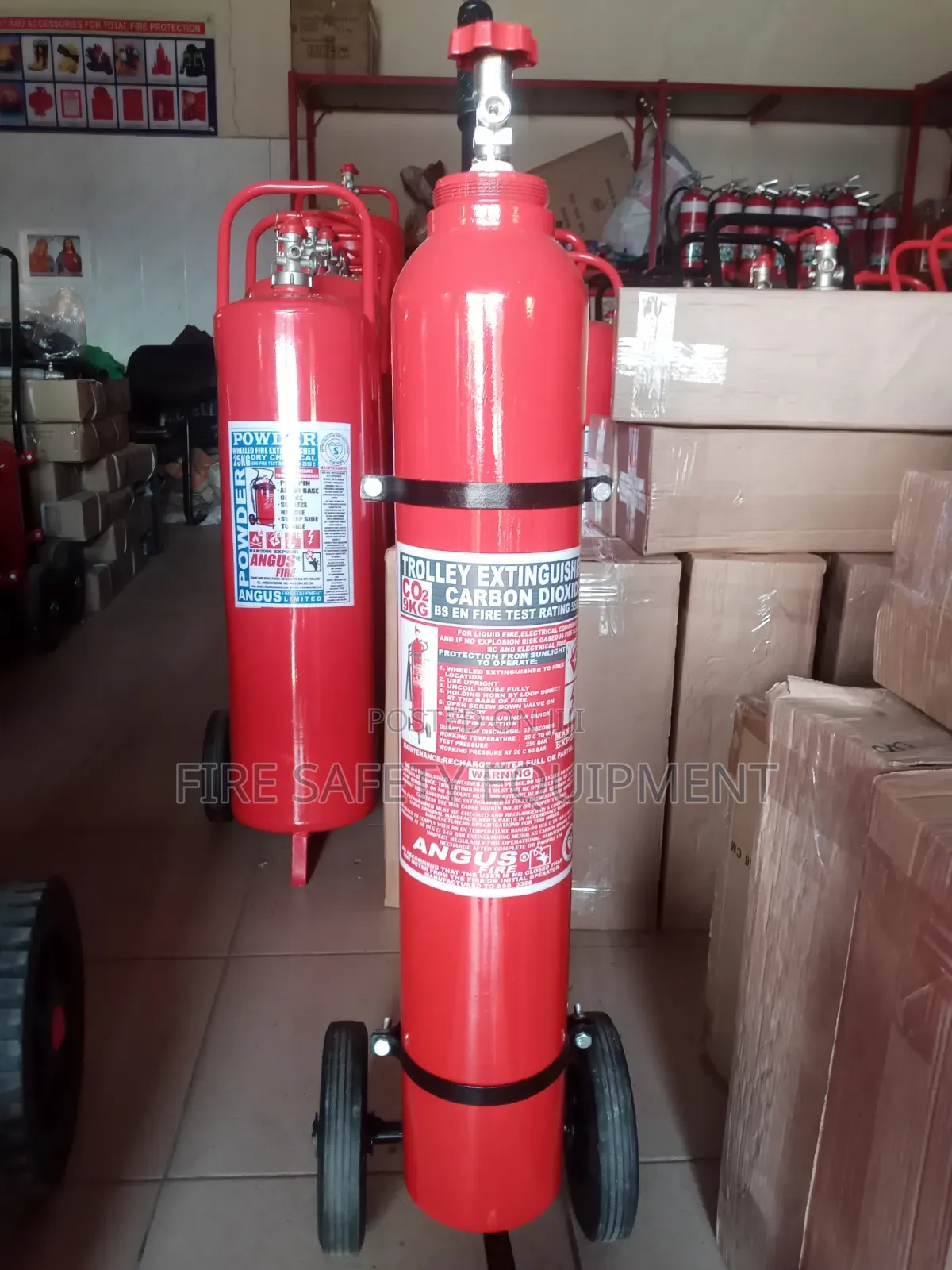 9kg Co2 Fire Extinguisher Is Used For Fighting Fire