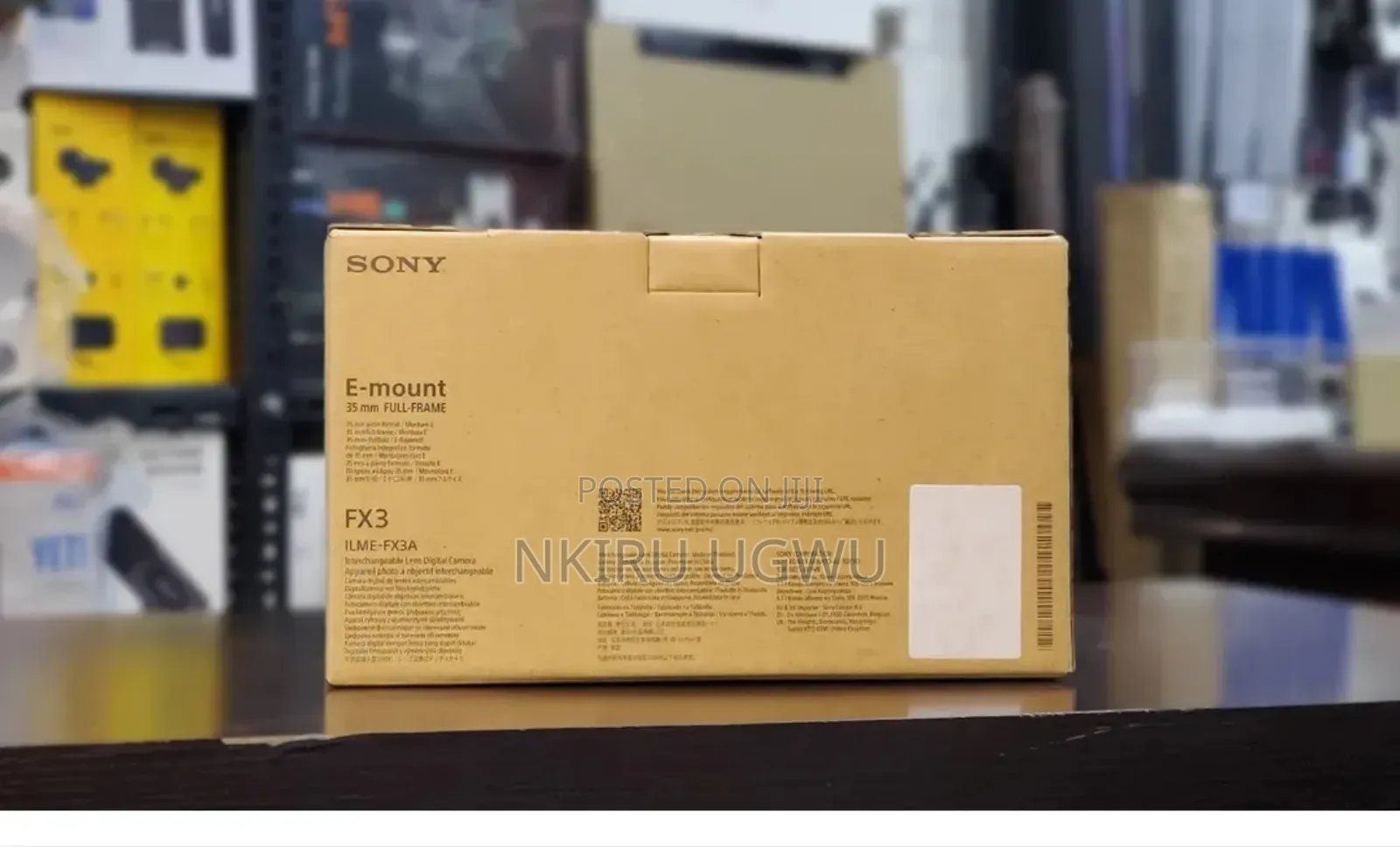 Sony Fx3 Full Frame Camera