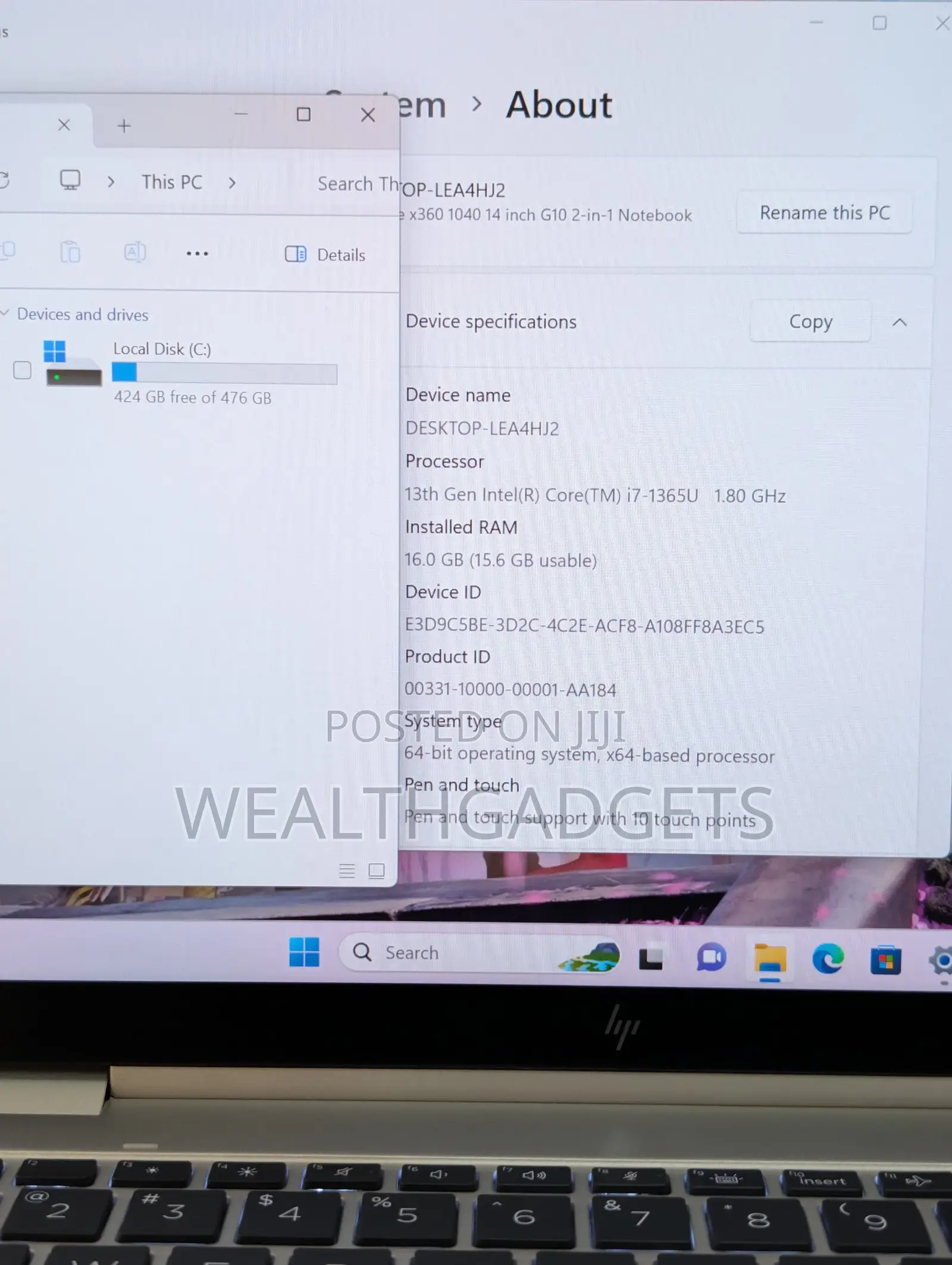 Laptop HP EliteBook 1040 16GB Intel SSD 512GB