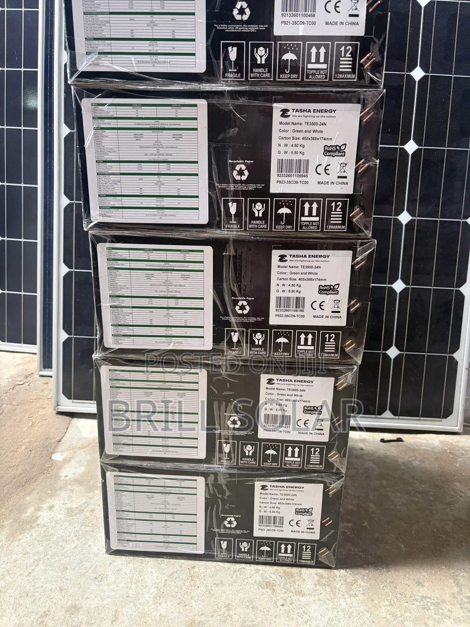 3.5kva-24v Tasha Energy Pure Sine Wave Hybrid Inverter