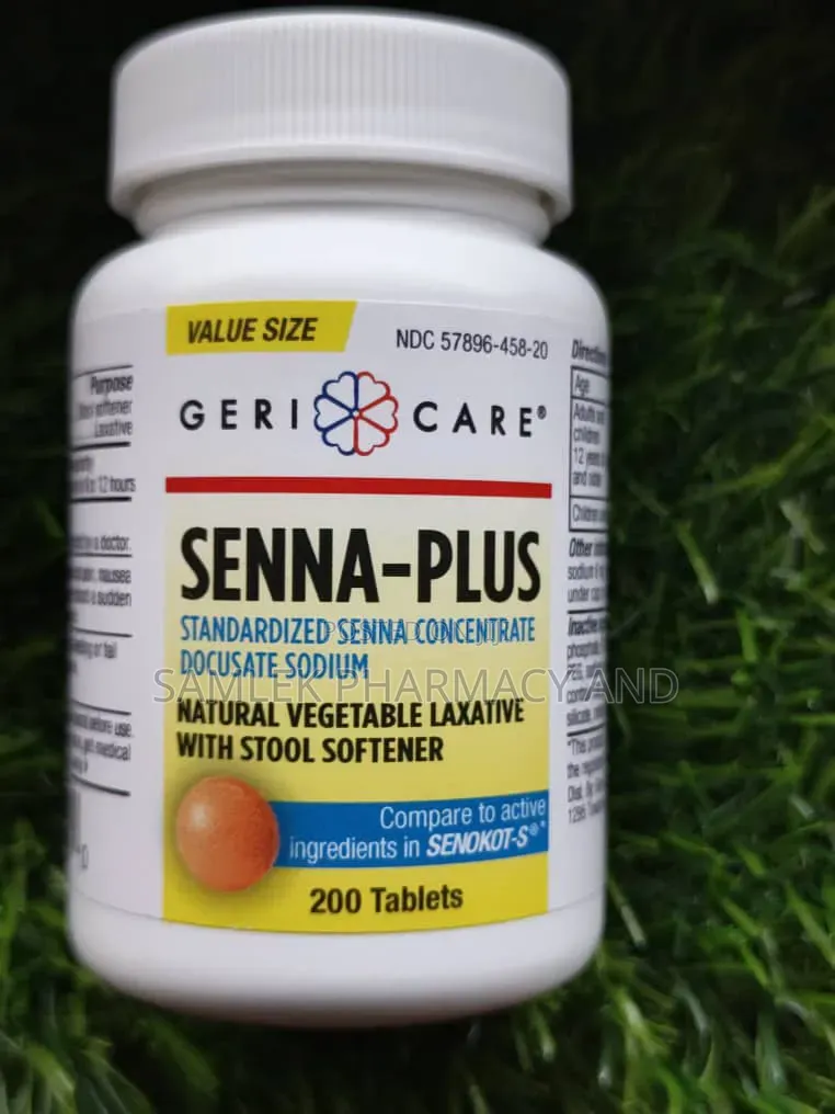 Gericare Senna -Plus Laxative Tablets- (Stool Softener) - 200 Tablets