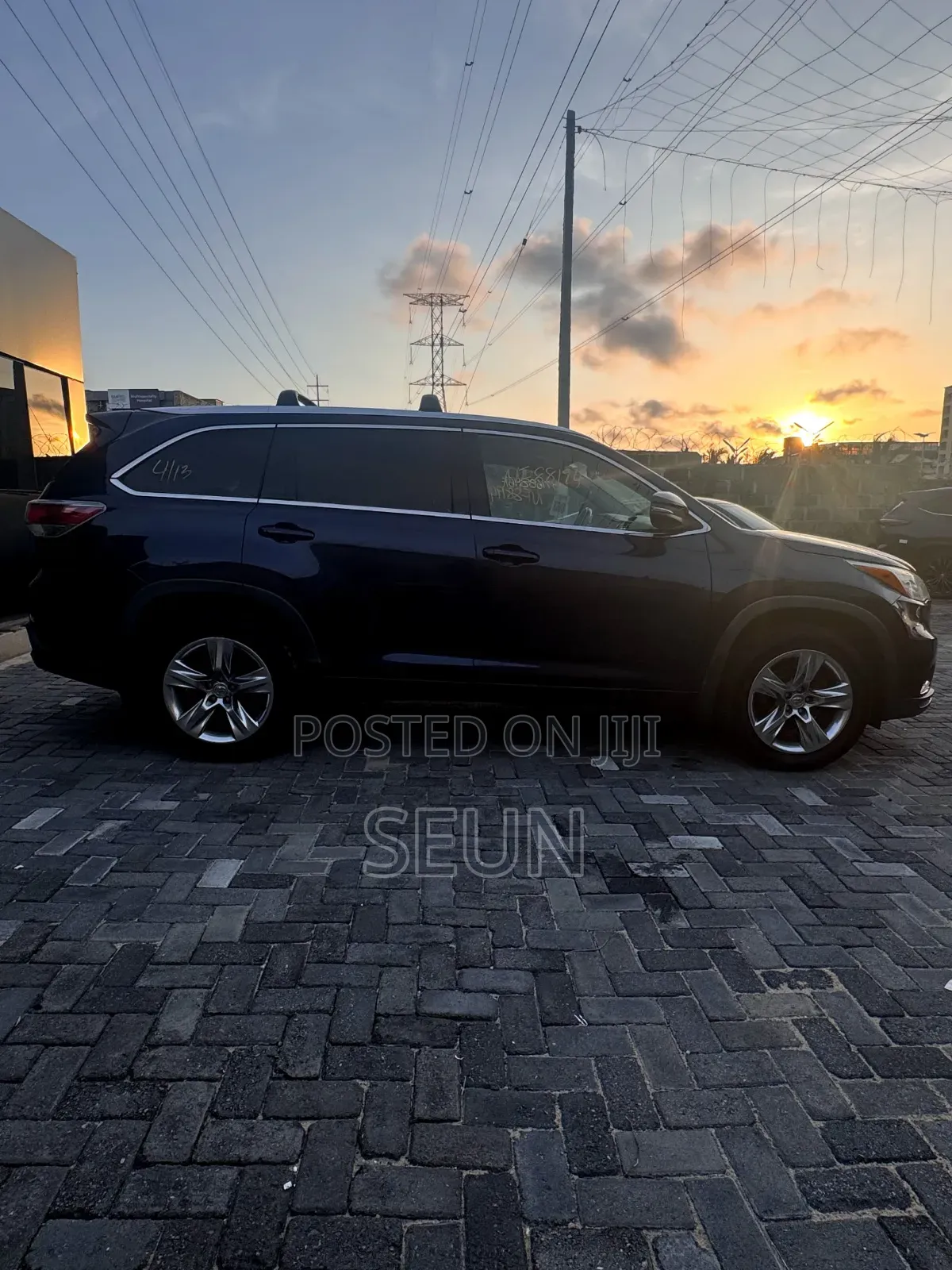 Toyota Highlander Limited 4dr SUV AWD (3.5L 6cyl 6A) 2015 Blue