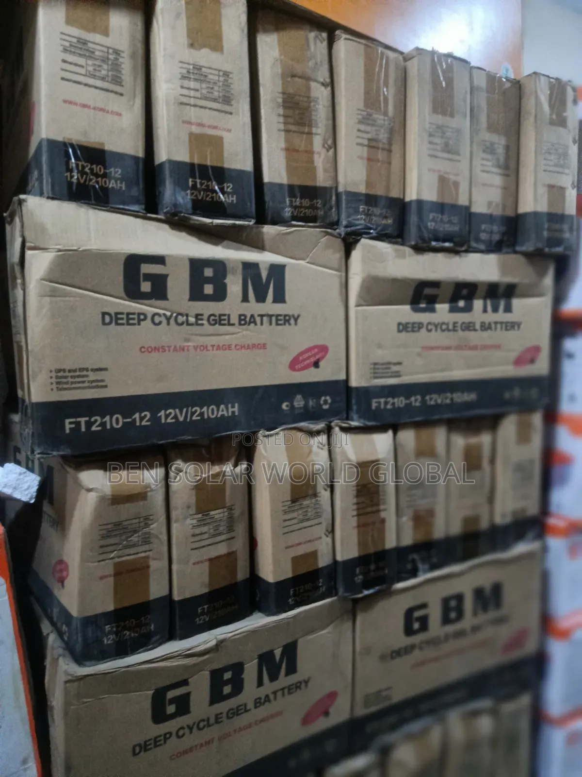 210ah GBM Deep Circle Solar Battery 12v