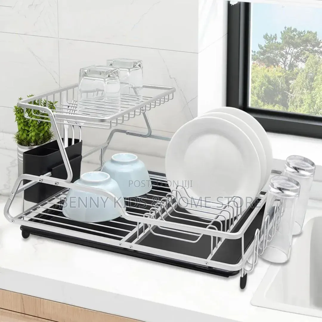 Quality 2tier Black Dish Rack
