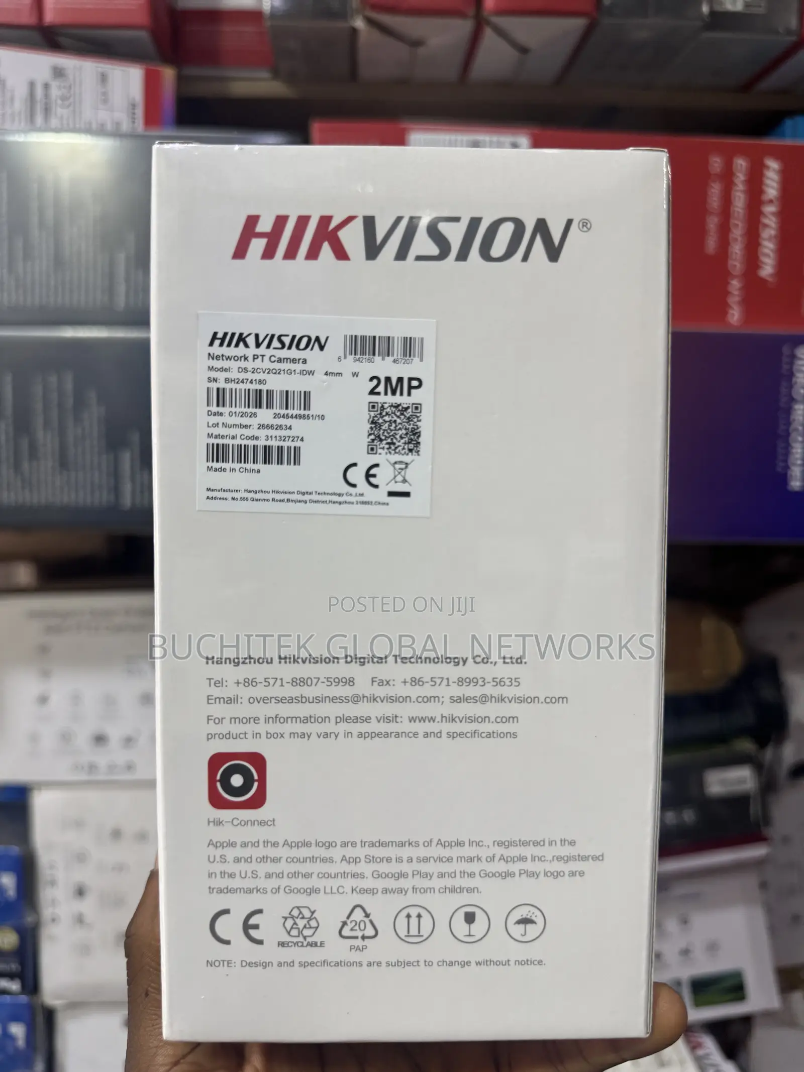Hikvision 2 Mp Indoor Fixed Pt Network Camera