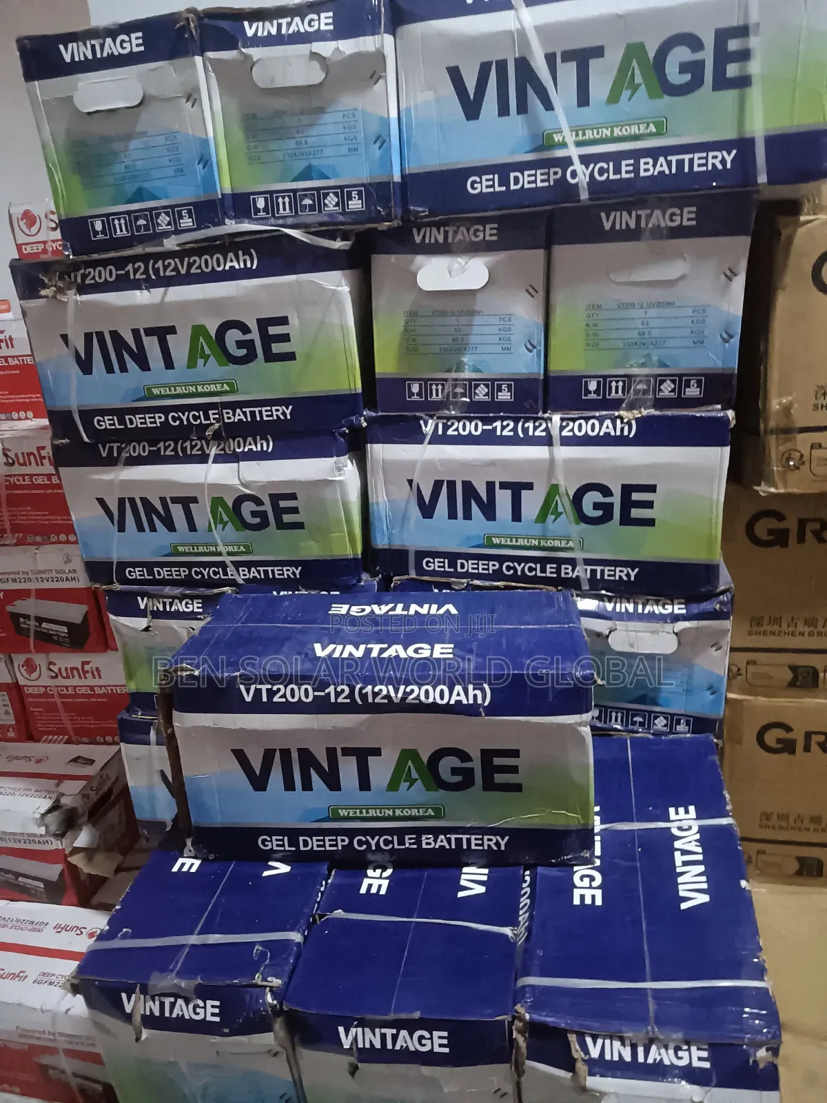 200ah Tintage Deep Cycle Solar Battery 12v