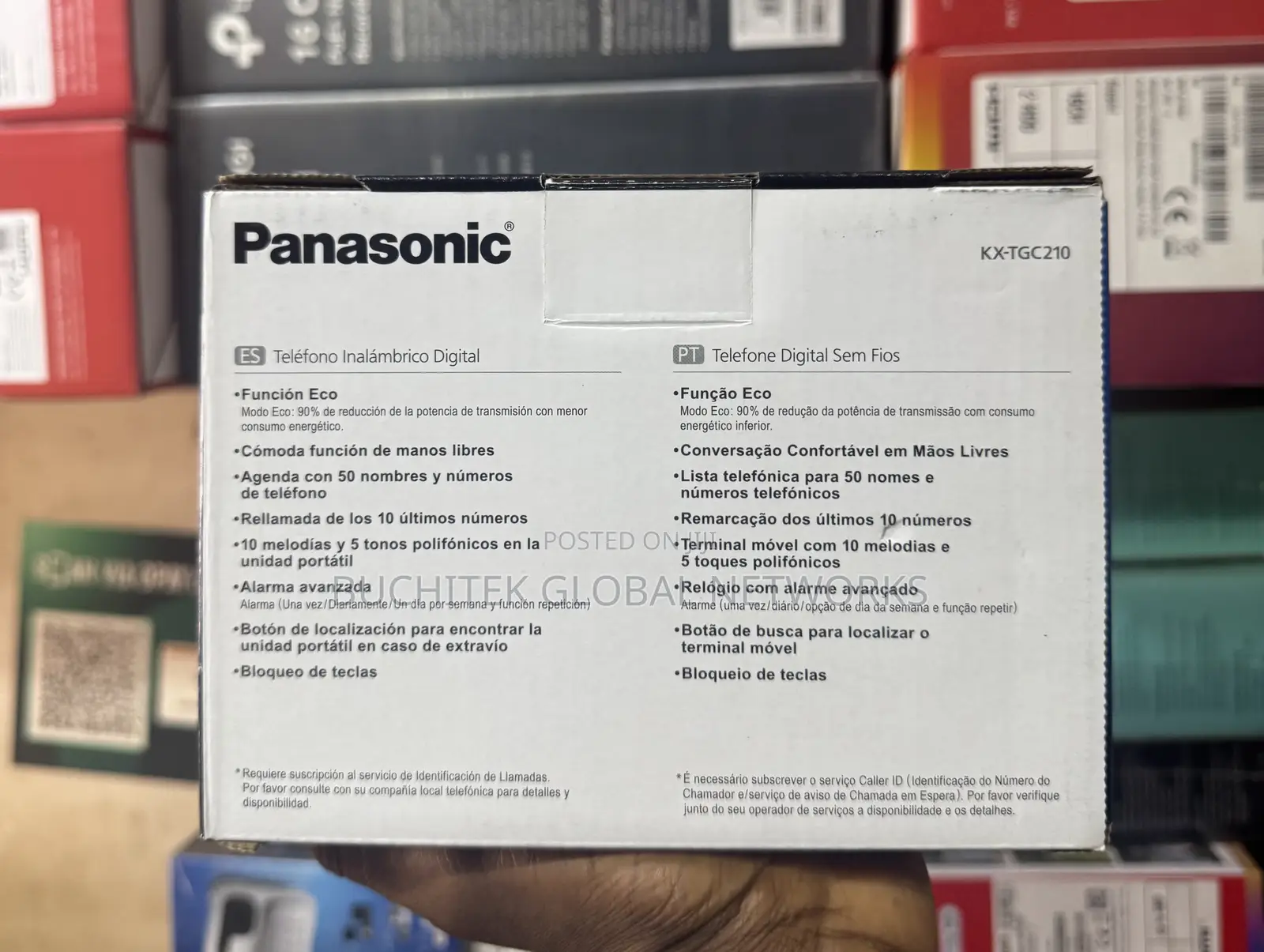 Panasonic Kx-Tgc210 Cordless Phone.