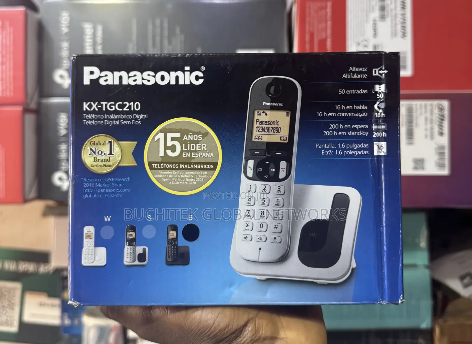 Panasonic Kx-Tgc210 Cordless Phone.
