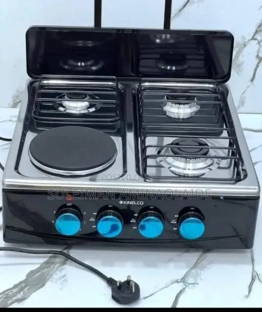 3+1 Gas Cooking With Hot Plate