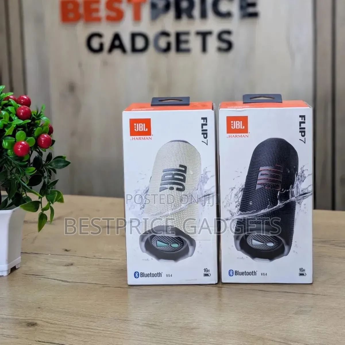 Brand New JBL Flip 7 Portable Bluetooth Speaker - Sand Colour