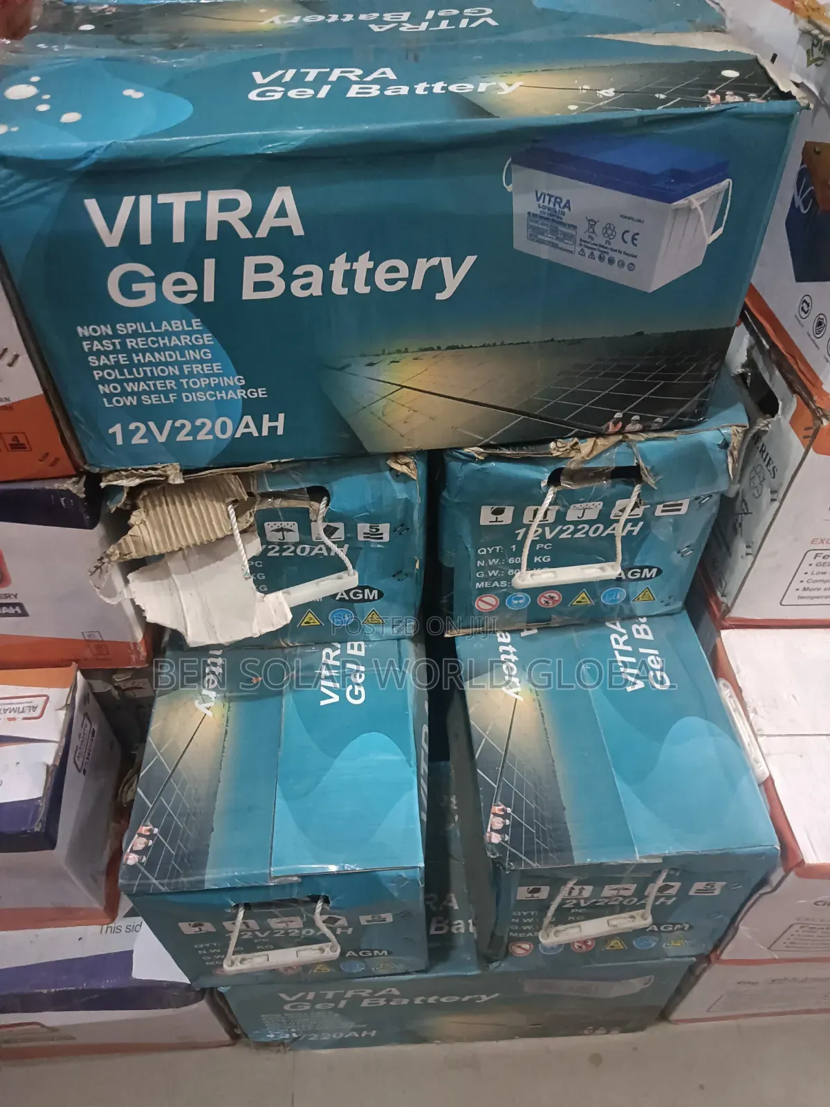 220ah Vitra Gel Battery 12v