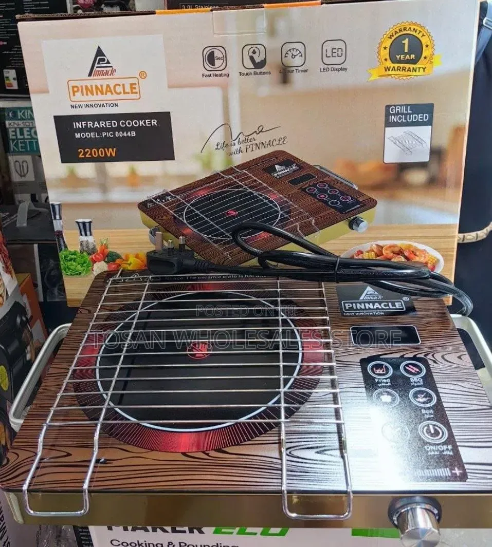 Pinnacle Infrared Cooker With Grill – 2200w