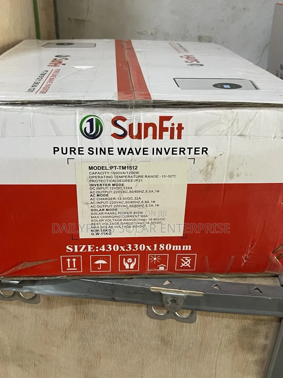Sunfit 1.5kva 12v Nonhybrid Solar Inverter