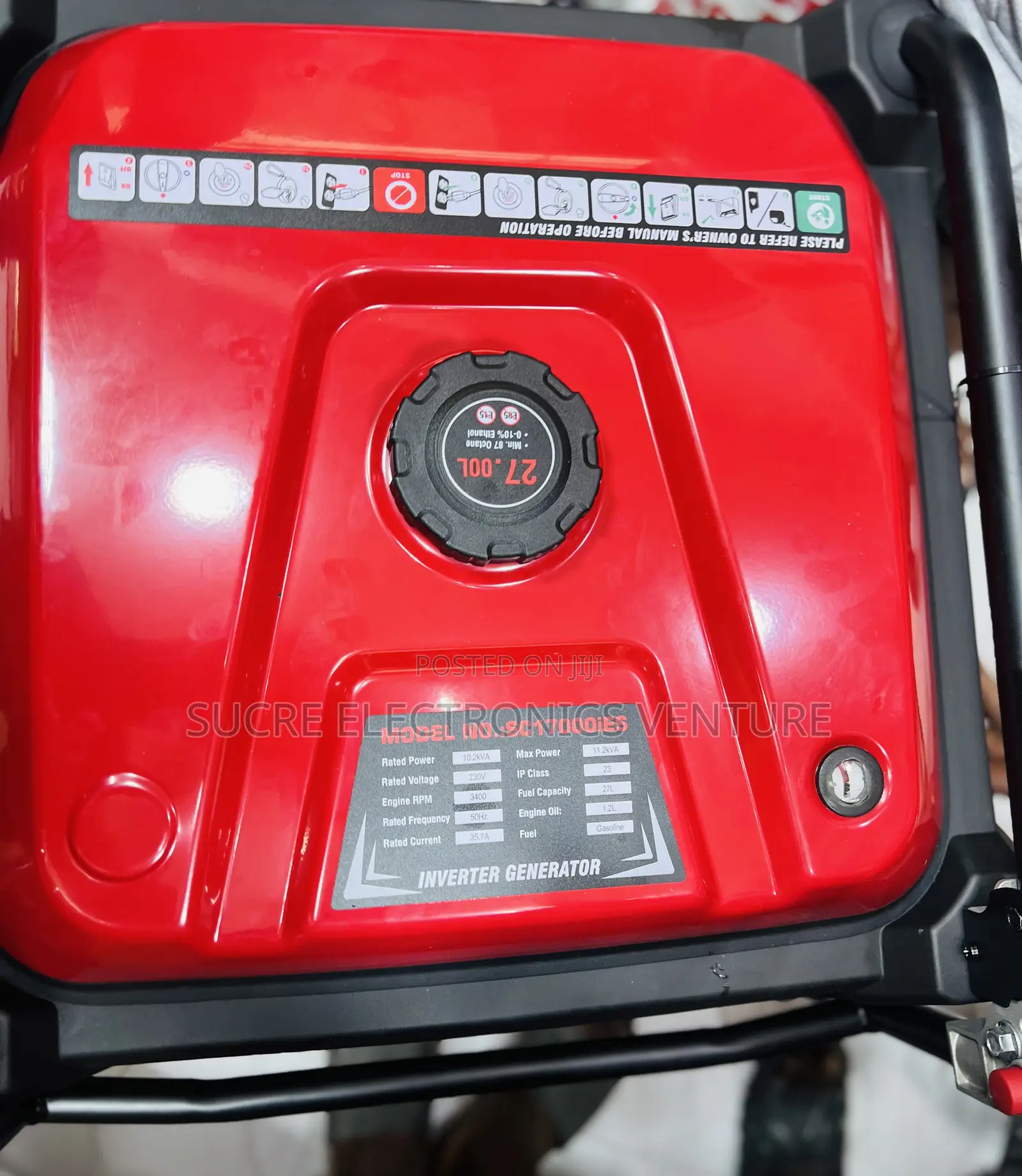 New Sc17000ies 11.2kva Petrol Soundproof Remote Inverter Generator Set