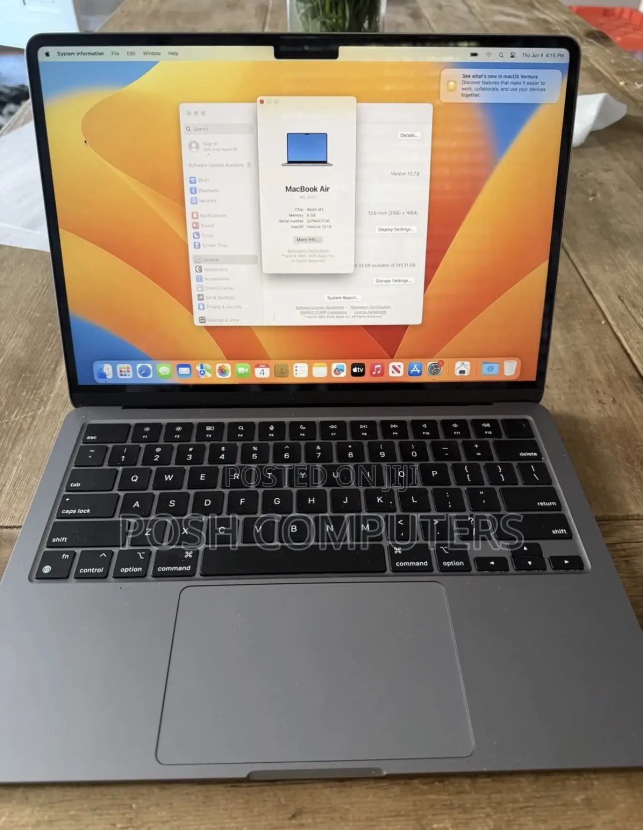Laptop Apple MacBook Air 2023 M2 8GB Apple M2 SSD 256GB