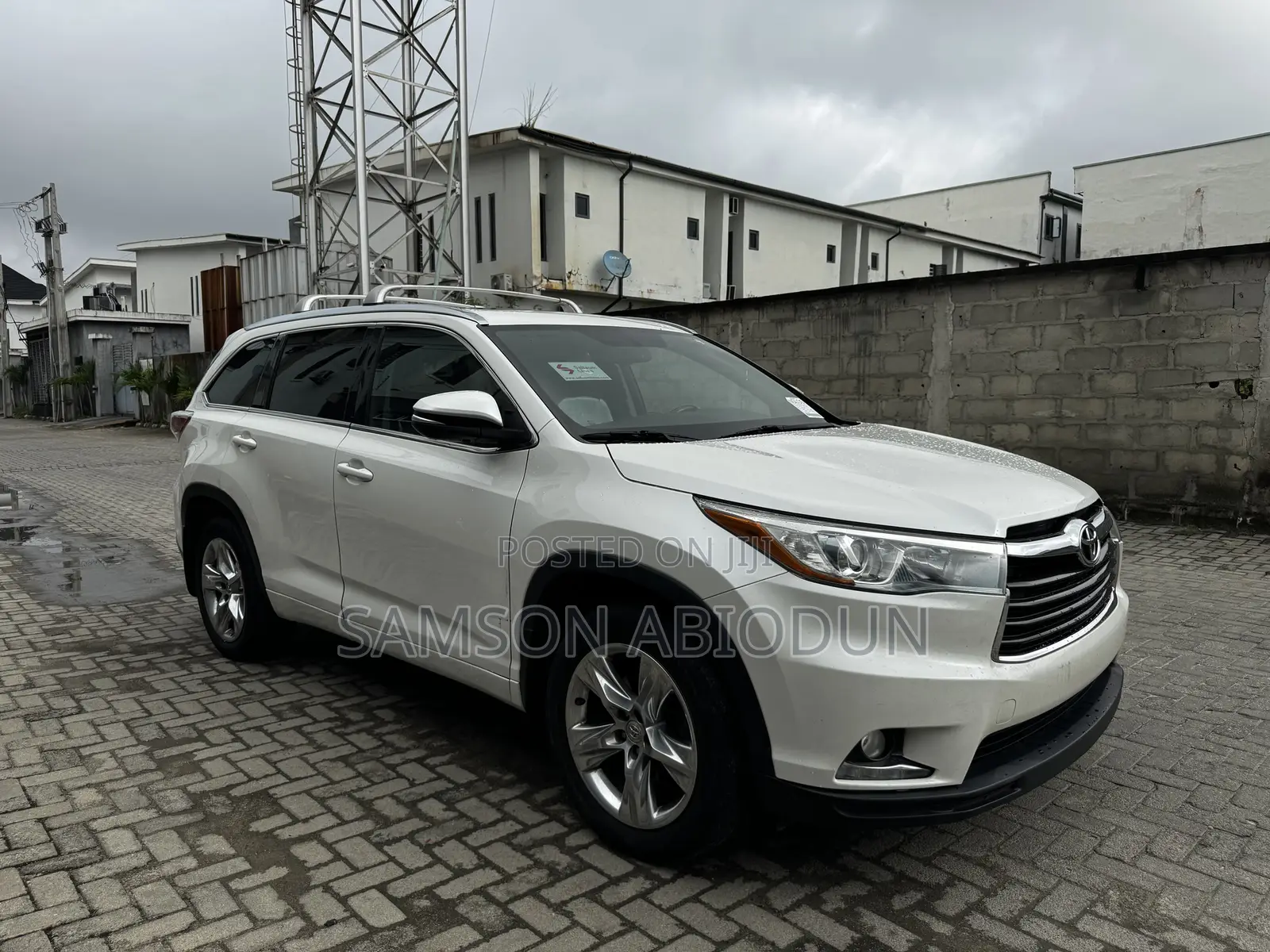 Toyota Highlander Limited 4dr SUV AWD (3.5L 6cyl 6A) 2015 White