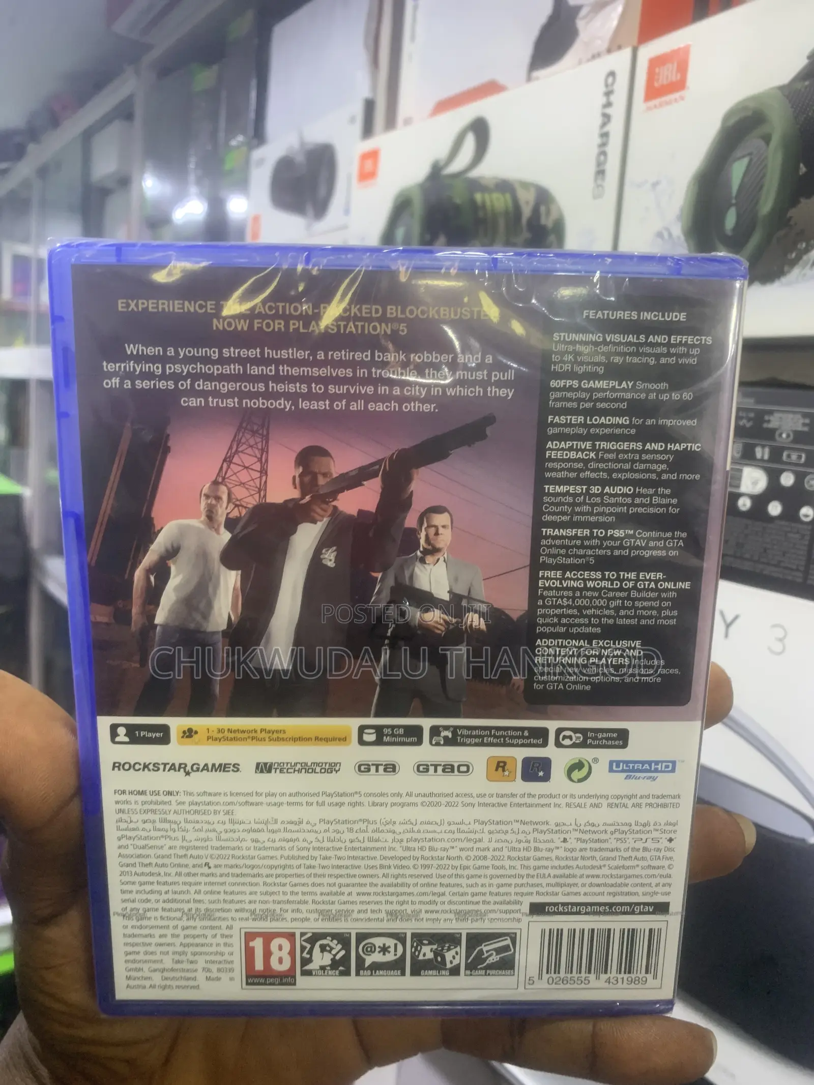 Rockstar Games Grand Theft Auto v - Playstation 5